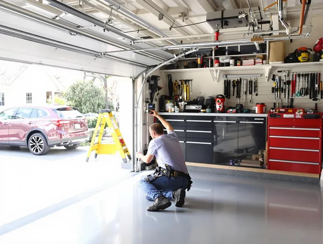 Local garage door repair service by Lincoln Garage Door Repair in Lincoln